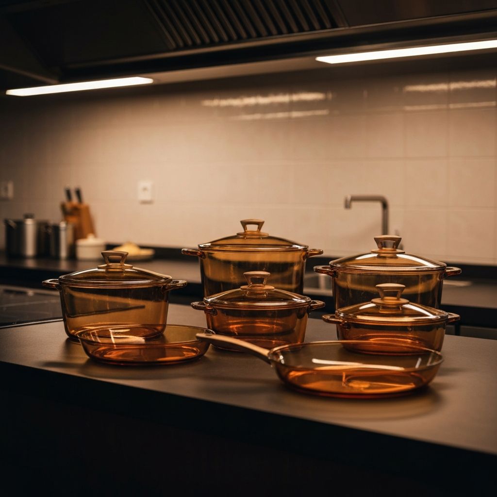 Professional Chef Set — Visions glass-ceramic cookware 7-Piece set