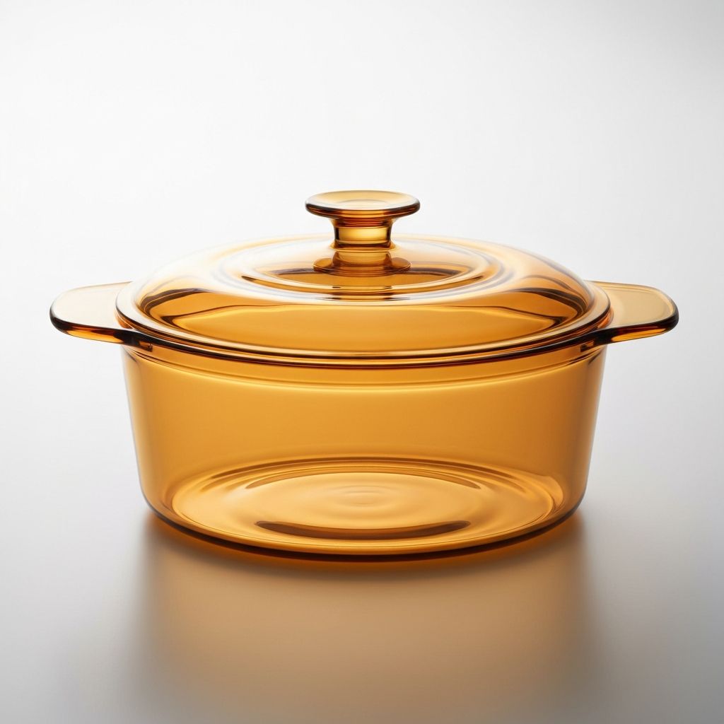Visions Dutch Ovens & Casseroles — transparent glass-ceramic cookware